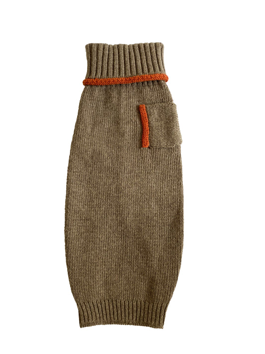 VIA MONTENAPOLEONE SWEATER CASTOR-ORANGE H