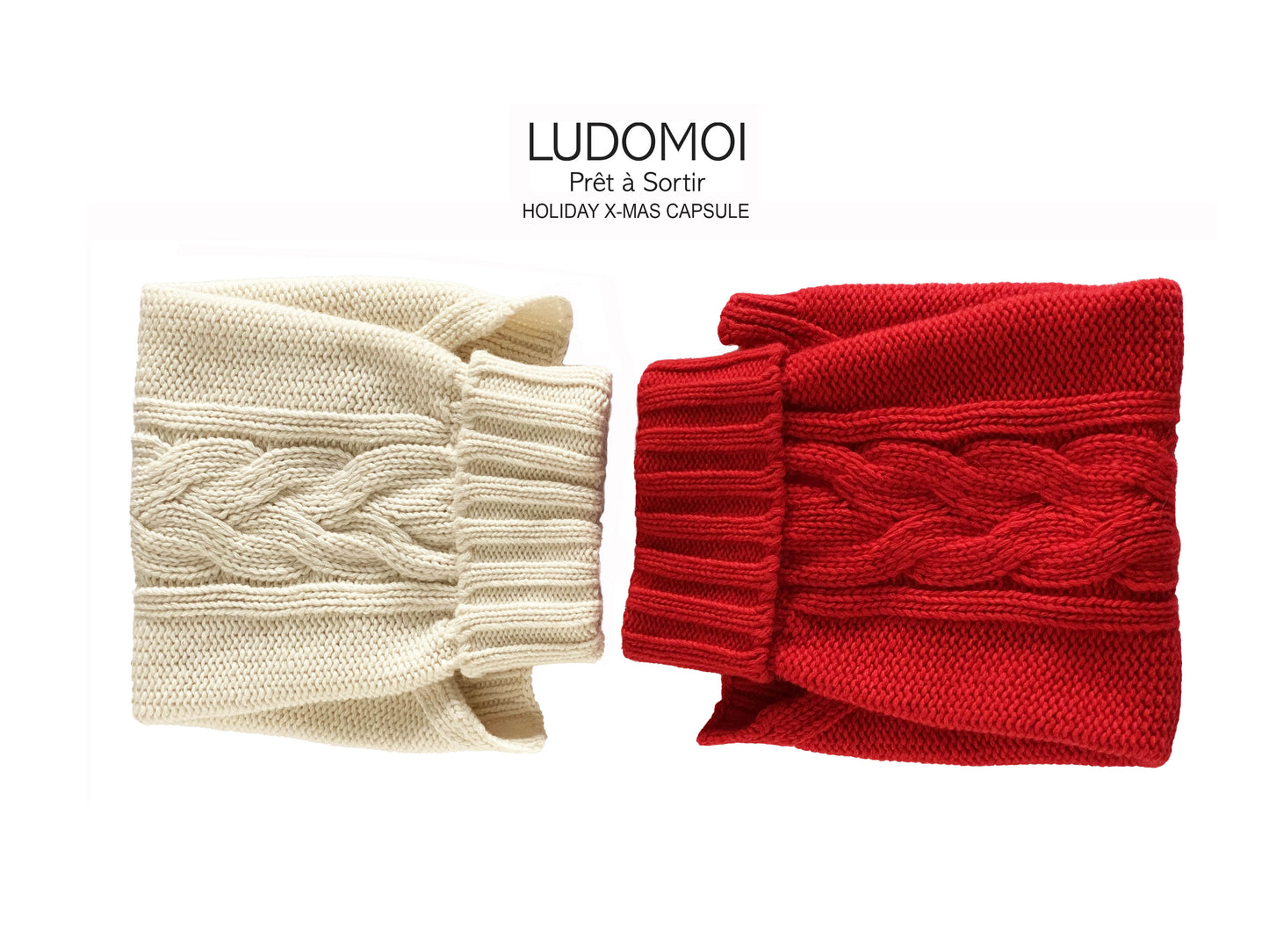 LUDOMOI Luxury Christmas Capsule - MILANO SWEATER NEIGE