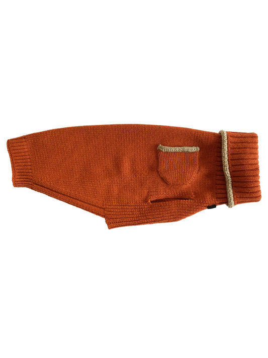VIA MONTENAPOLEONE SWEATER ORANGE H-CASTOR